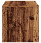 VidaXL Tv-meubel 100x40x40 cm bewerkt hout oud houtkleurig