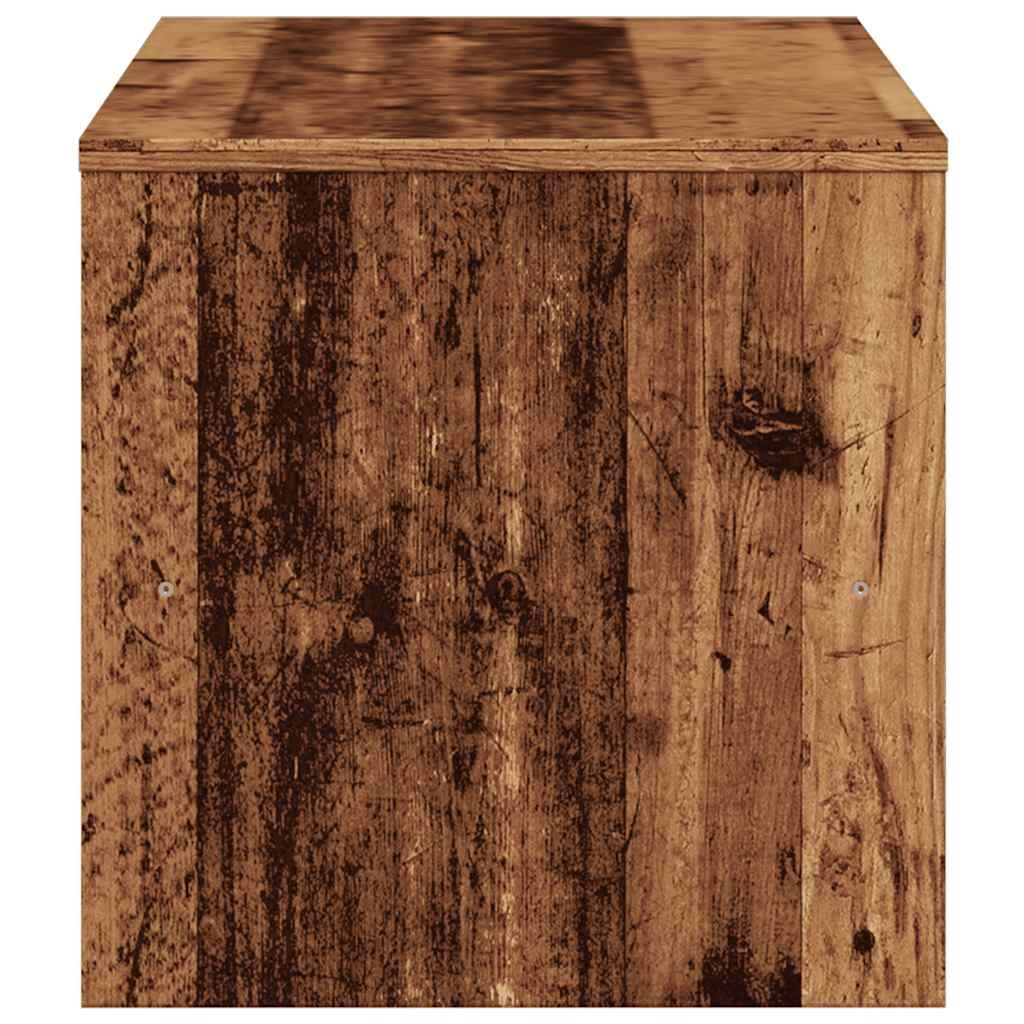VidaXL Tv-meubel 100x40x40 cm bewerkt hout oud houtkleurig