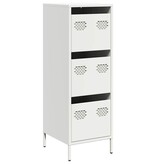 VidaXL Hoge kast 39x35x103,5 cm staal zwart
