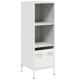 VidaXL Hoge kast 35x39x103,5 cm staal wit