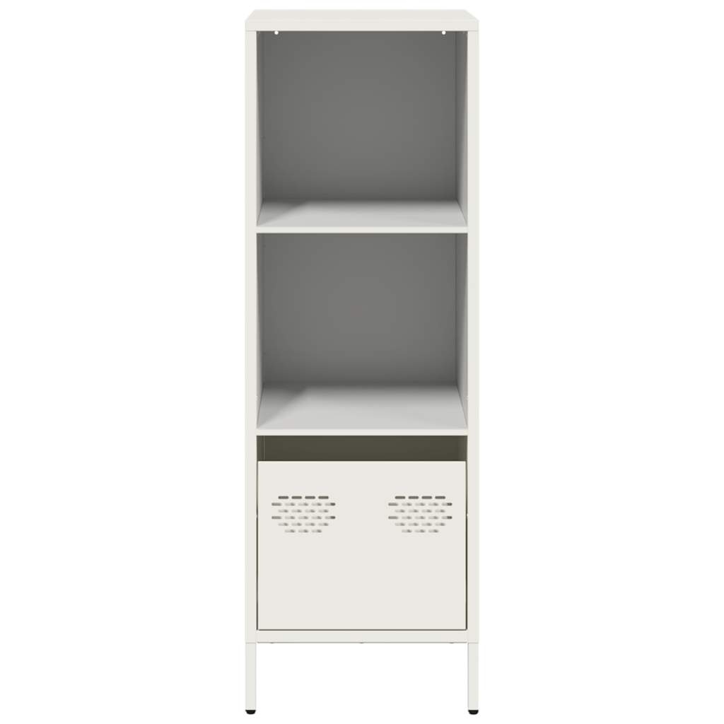 VidaXL Hoge kast 35x39x103,5 cm staal wit