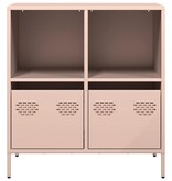VidaXL Dressoir 68x39x73,5 cm koudgewalst staal roze