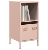 VidaXL Dressoir 35x39x73,5 cm koudgewalst staal roze
