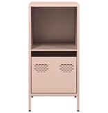 VidaXL Dressoir 35x39x73,5 cm koudgewalst staal roze