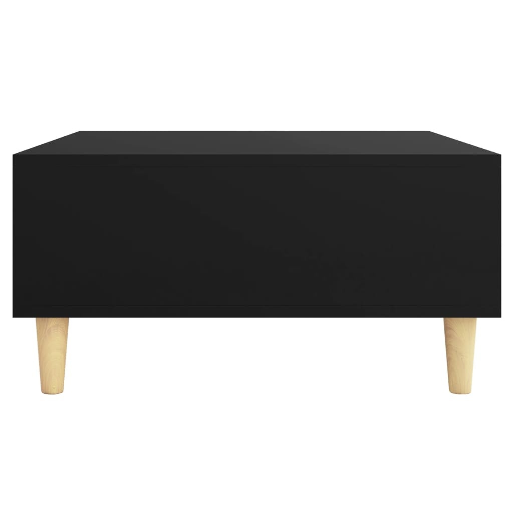VidaXL Salontafel 60x60x30 cm bewerkt hout zwart