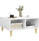 VidaXL Salontafel 60x60x30 cm bewerkt hout wit