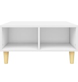 VidaXL Salontafel 60x60x30 cm bewerkt hout wit