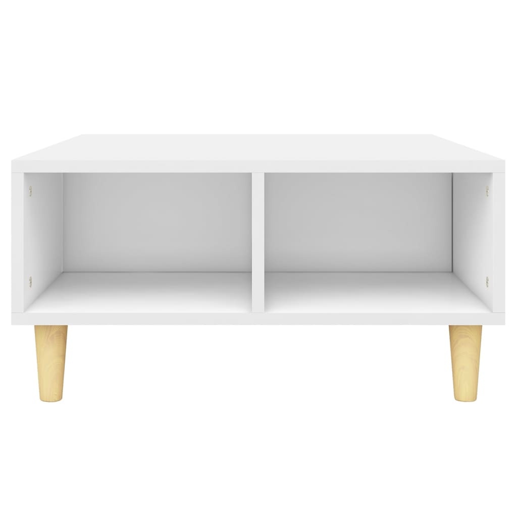 VidaXL Salontafel 60x60x30 cm bewerkt hout wit