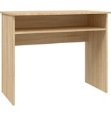 VidaXL Bureau 90x50x74 cm bewerkt hout sonoma eikenkleurig