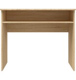 VidaXL Bureau 90x50x74 cm bewerkt hout sonoma eikenkleurig