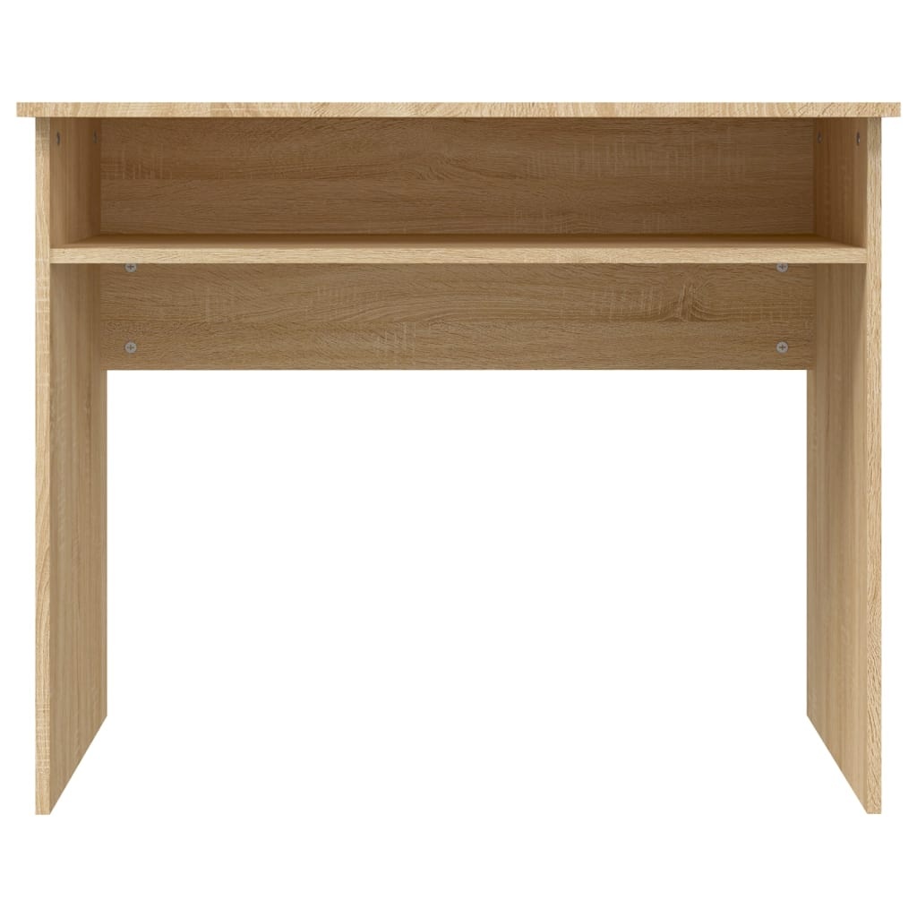 VidaXL Bureau 90x50x74 cm bewerkt hout sonoma eikenkleurig