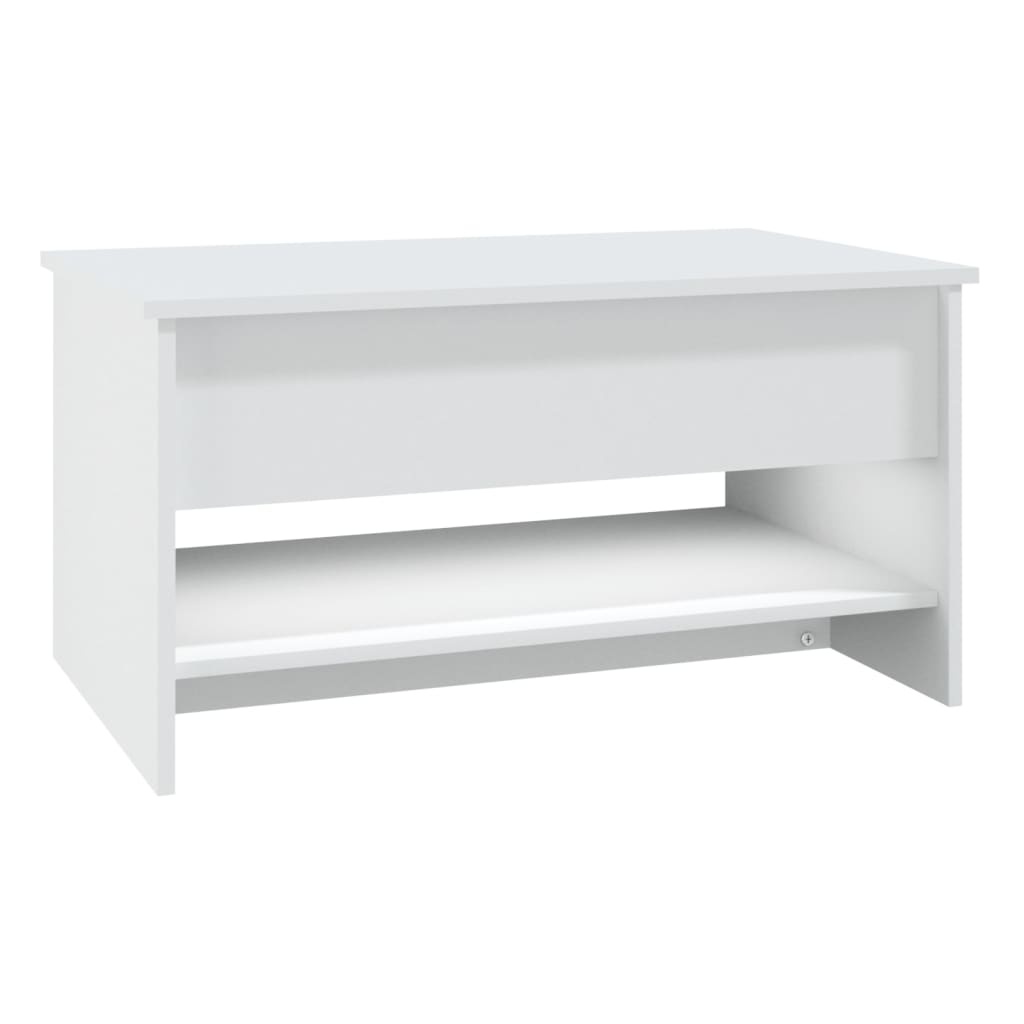 VidaXL Salontafel 80x50x40 cm bewerkt hout wit