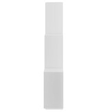 VidaXL Wandschap kubus 78x15x93 cm bewerkt hout wit
