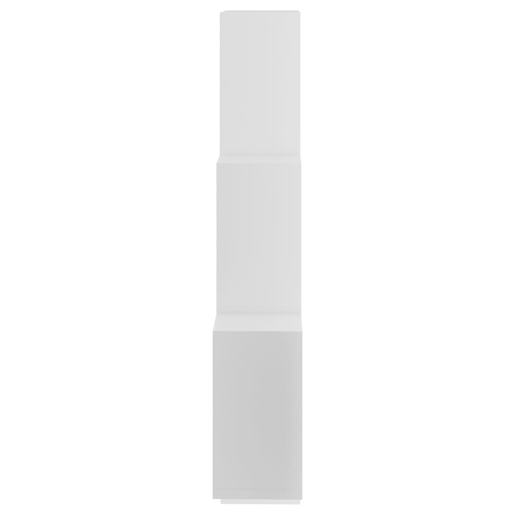 VidaXL Wandschap kubus 78x15x93 cm bewerkt hout wit
