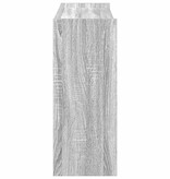 VidaXL Schoenenrek 80x25x61,5 cm bewerkt hout grijs sonoma eikenkleur