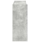 VidaXL Schoenenrek 80x25x61,5 cm bewerkt hout betongrijs