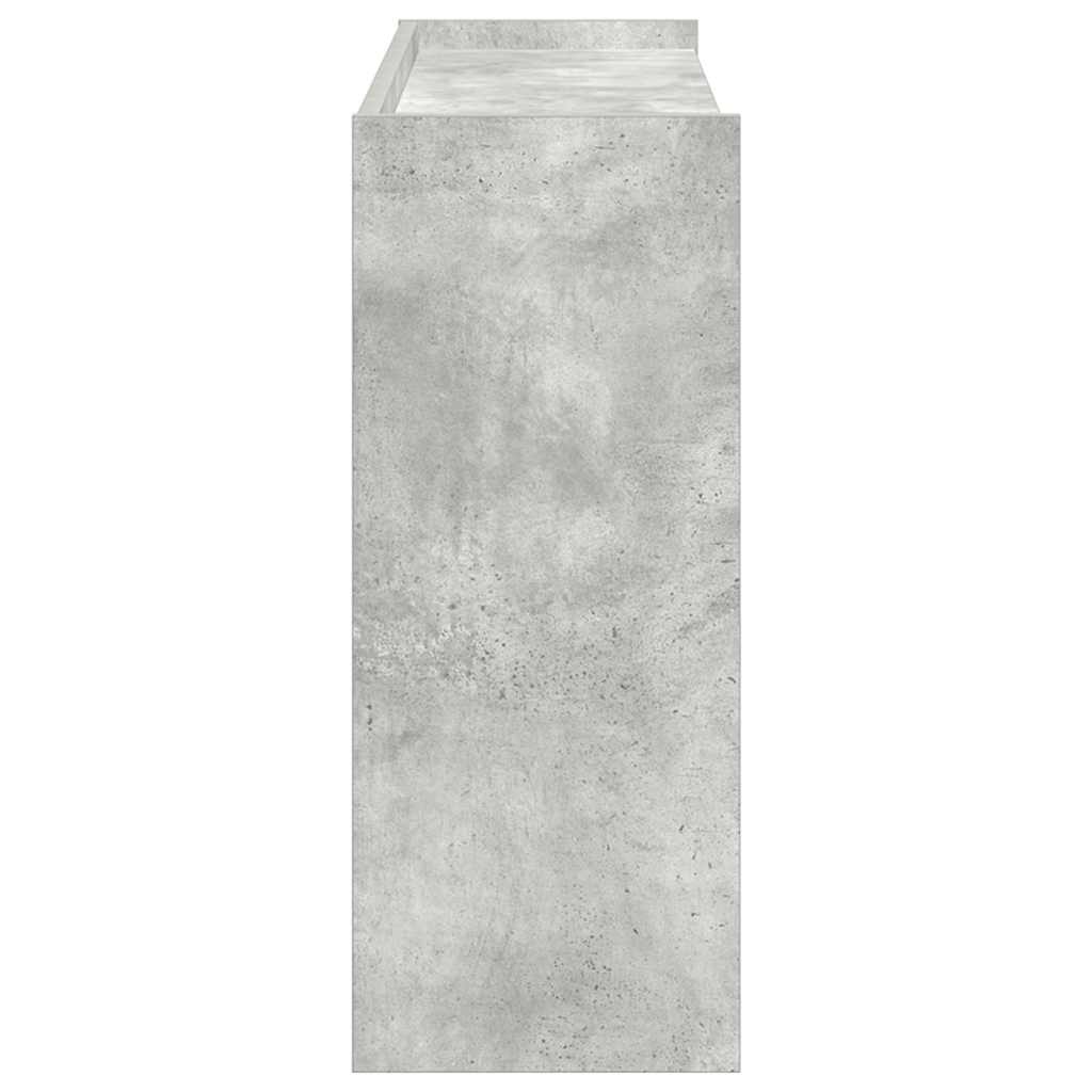 VidaXL Schoenenrek 80x25x61,5 cm bewerkt hout betongrijs