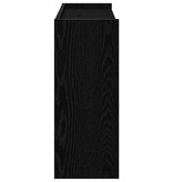 VidaXL Schoenenrek 80x25x61,5 cm bewerkt hout zwart