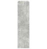VidaXL Schoenenrek 60x25x100 cm bewerkt hout betongrijs