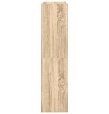 VidaXL Schoenenrek 60x25x100 cm bewerkt hout sonoma eikenkleurig