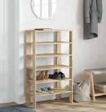 VidaXL Schoenenrek 61x32x105 cm bewerkt hout sonoma eikenkleurig