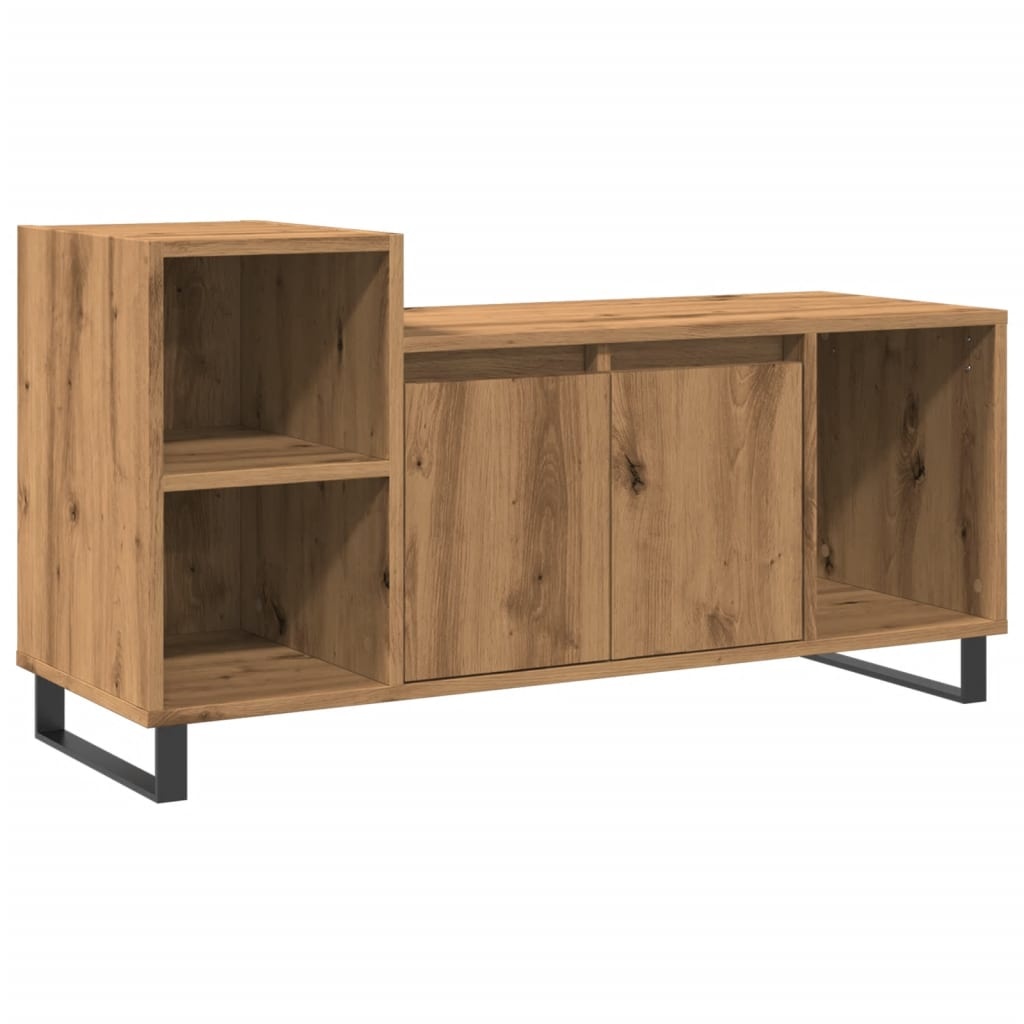 VidaXL Tv-meubel 100x35x55 cm bewerkt hout artisanaal eikenkleur