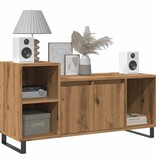 VidaXL Tv-meubel 100x35x55 cm bewerkt hout artisanaal eikenkleur