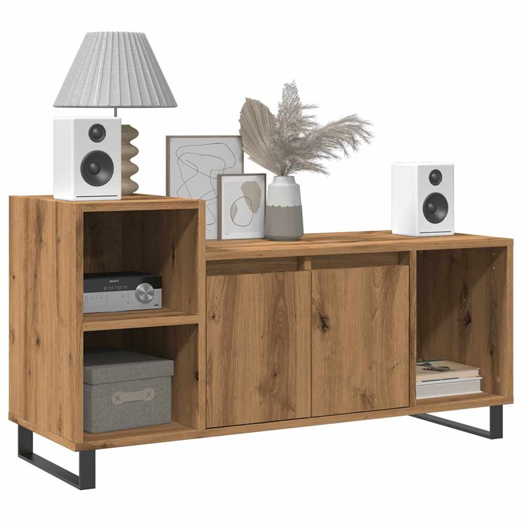 VidaXL Tv-meubel 100x35x55 cm bewerkt hout artisanaal eikenkleur