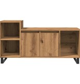 VidaXL Tv-meubel 100x35x55 cm bewerkt hout artisanaal eikenkleur