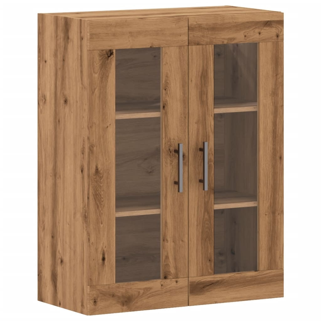 VidaXL Dressoir 69,5x34x90 cm bewerkt hout artisanaal eikenkleur