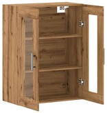VidaXL Dressoir 69,5x34x90 cm bewerkt hout artisanaal eikenkleur