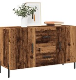 VidaXL Dressoir 100x36x60 cm bewerkt hout oud houtkleurig