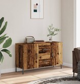 VidaXL Dressoir 100x36x60 cm bewerkt hout oud houtkleurig