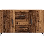 VidaXL Dressoir 100x36x60 cm bewerkt hout oud houtkleurig