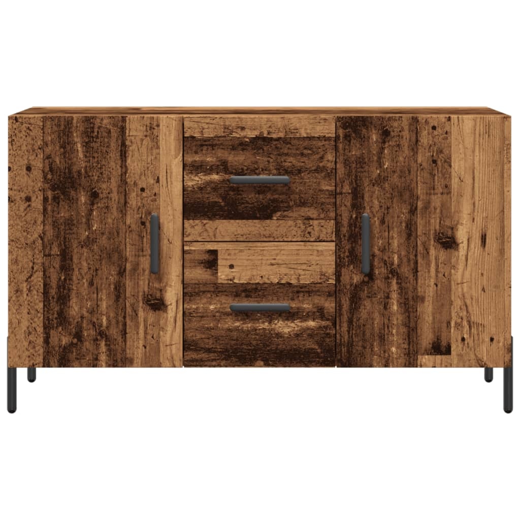 VidaXL Dressoir 100x36x60 cm bewerkt hout oud houtkleurig