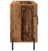 VidaXL Dressoir 100x36x60 cm bewerkt hout oud houtkleurig