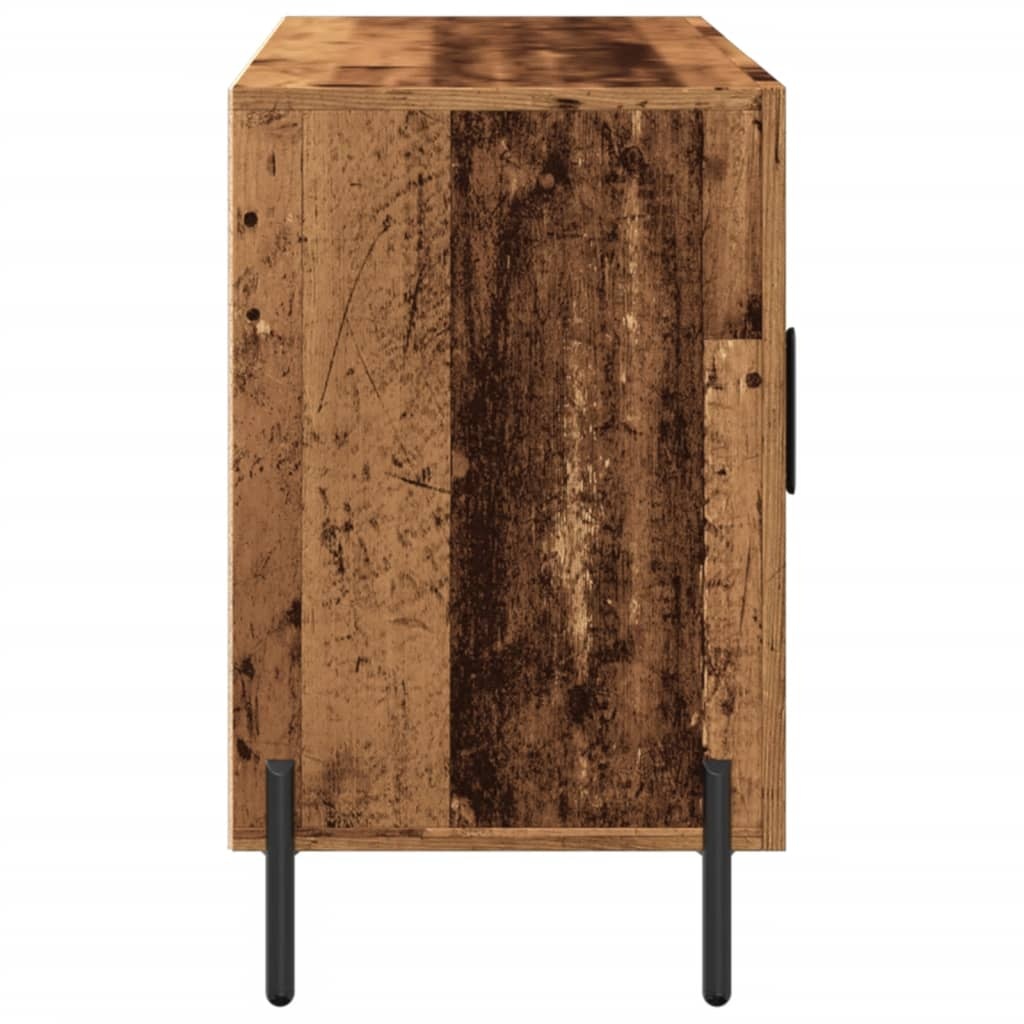 VidaXL Dressoir 100x36x60 cm bewerkt hout oud houtkleurig