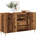 VidaXL Dressoir 100x36x60 cm bewerkt hout oud houtkleurig