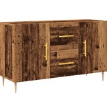 VidaXL Dressoir 100x36x60 cm bewerkt hout oud houtkleurig