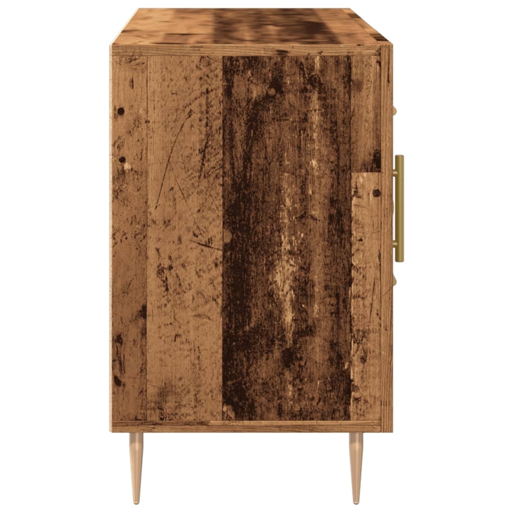 VidaXL Dressoir 100x36x60 cm bewerkt hout oud houtkleurig