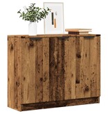 VidaXL Dressoir 90,5x30x70 cm bewerkt hout oud houtkleurig