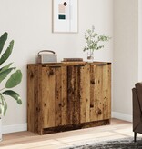 VidaXL Dressoir 90,5x30x70 cm bewerkt hout oud houtkleurig