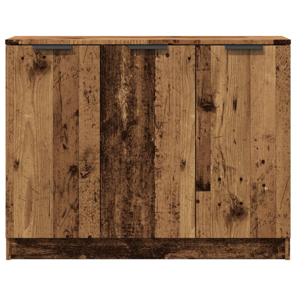 VidaXL Dressoir 90,5x30x70 cm bewerkt hout oud houtkleurig