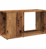 VidaXL Tv-meubel 60x24x32 cm bewerkt hout oud houtkleurig