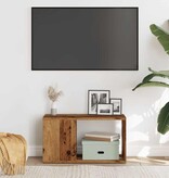 VidaXL Tv-meubel 60x24x32 cm bewerkt hout oud houtkleurig