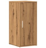 VidaXL Schoenenkasten 2 st 32x35x70 cm bewerkt hout artisanaal eiken