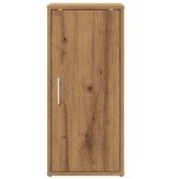 VidaXL Schoenenkasten 2 st 32x35x70 cm bewerkt hout artisanaal eiken