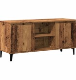 VidaXL Tv-meubel 102x35x50 cm bewerkt hout oud houtkleurig