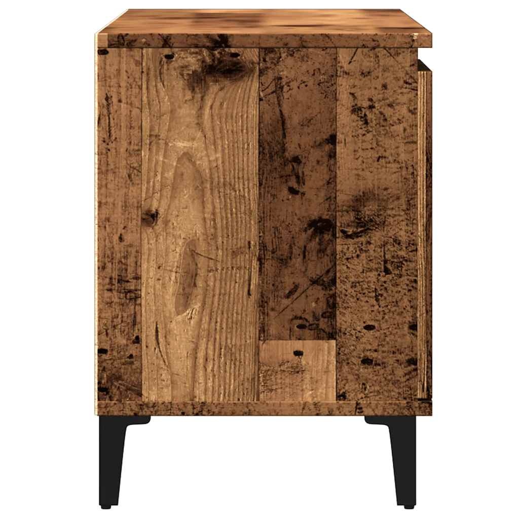 VidaXL Tv-meubel 102x35x50 cm bewerkt hout oud houtkleurig