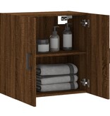 VidaXL Wandkast 60x31x60 cm bewerkt hout bruin eikenkleur